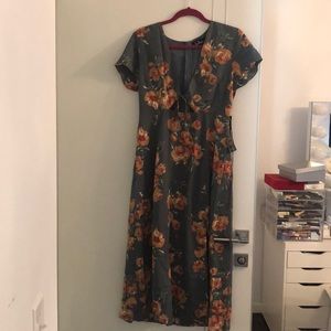 Floral Dress with slit